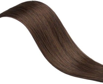 Włosy przedłużane pasma naturalne tape on 60 cm Mounir SLAVIC ASH BROWN