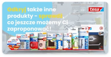 Монтажный пластырь tesa POWERSTRIPS водостойкий, 2 кг.