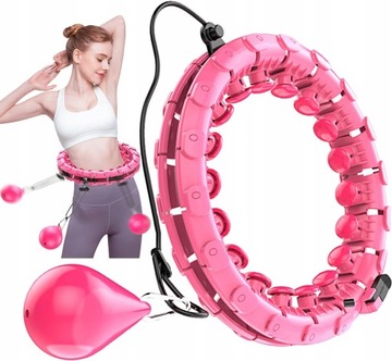 HULA HOP Z OBCIĄŻENIEM Odchudzające Obciążnikiem Smart z Wypustkami HULAHOP