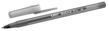 Długopis BIC Round Stic - kolor obudowy i wkładu czarny