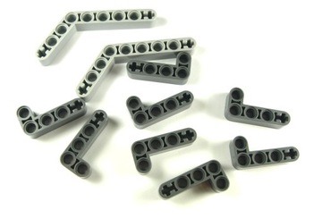 Belki Łamane 10szt. SZARE LEGO Technic