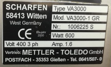 Krajalnica Scharfen VA 3000-1 GR wendlin sera etc.