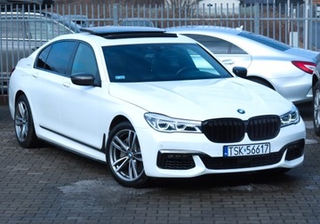 BMW Seria 7 G11-G12 Sedan 750i 450KM 2018 BMW 750LXi M-Pakiet Wentyle Dociąg AMasaż HUD Solar Wydech M 4xKlima Alpine