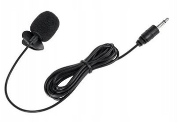 МИНИ-МИКРОН НАРУЖНЫЙ СВЯЗАННЫЙ ТИПА ПЕТЛИЧНЫЙ С ЗАЖИМНЫМ РАЗЪЕМОМ 3,5 ДЛЯ ТЕЛЕФОНА