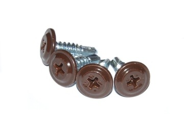 Blachowkręty 4.2x16 RAL 8017 brąz 500 szt