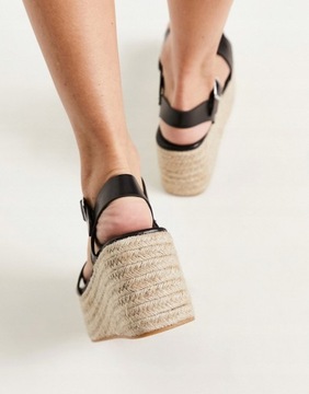 GLAMOROUS ESPADRYLE Z IMITACJI SKÓRY 40