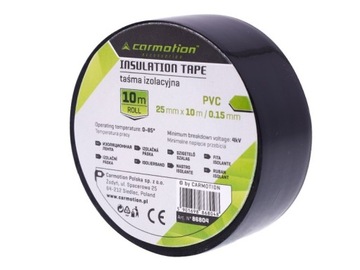 TAŚMA IZOLACYJNA PVC 25mm x 10m czarna
