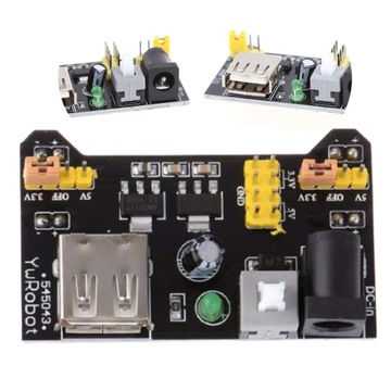 Moduł zasilacz do płytek stykowych MB102 3.3V 5V