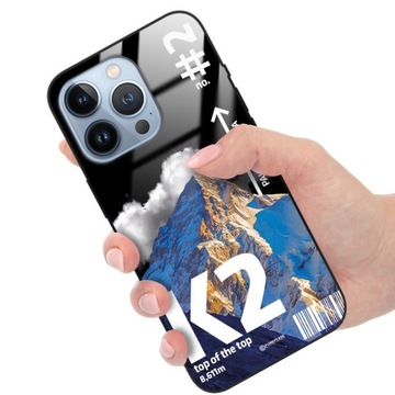 ETUI GLASS do IPHONE 13 PRO GÓRY THE CLIMB Wzory