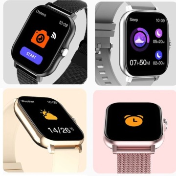 SMARTWATCH ЧАСЫ ПОЛЬСКОЕ МЕНЮ ЗВОНКИ СПОРТИВНЫЕ СМАРТ-ЧАСЫ ЖЕНСКИЕ 2 РЕМЕШКА
