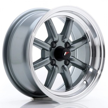 JR Wheels JR19 14x7 ET0 4x100 Gun Metal w/Machined