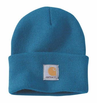 Ciepła Zimowa Czapka marki Carhartt / Legendarne Beanie / Heather Grey