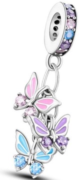Charms Zawieszka Motyl Charmsy Motylki Zawieszki Srebro s925