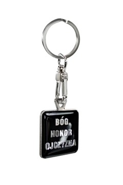 BRELOK do kluczy BÓG HONOR OJCZYZNA 3d