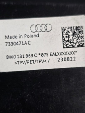 AUDI A4 B9 2.0TDI НАПОЛНИТЕЛЬНАЯ ТРУБА СИНЯЯ КРЫШКА