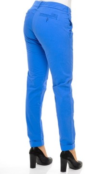 LEE spodnie SKINNY low waist blue CHINO W27 L33