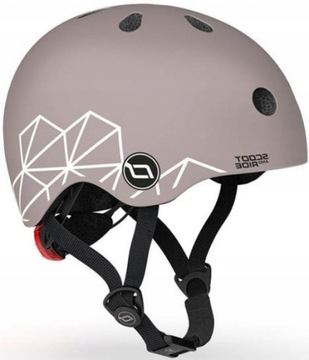 Scootandride Детский шлем XXS-S 1-5 лет Brown Lines