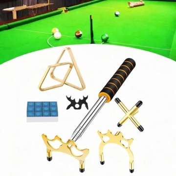 Выдвижной бильярдный кий Кий для пула Бридж Бильярдный кий Цвет дерева и золота