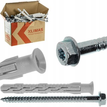 РАМОЧНЫЕ РАСШИРИТЕЛЬНЫЕ ШПИНЫ KPS-FAST 8x100 ШТИФТЫ 50 шт.