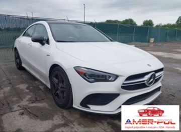 Mercedes CLA C118/X118 Shooting Brake AMG 2.0 35 AMG 306KM 2022 Mercedes-Benz CLA 2022r., AMG CLA 35 4matic, 2L, od ubezpieczalni 2.0 306KM