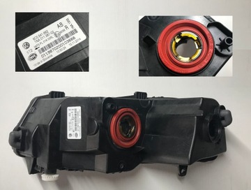 VW POLO V LIFT 14-17 РЕШЕТКА + ГАЛОГЕН ПРАВЫЙ 6C0 OE