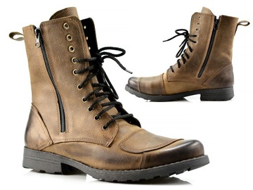 Skórzane Buty Motocyklowe All Ride Hunter brązowe 43