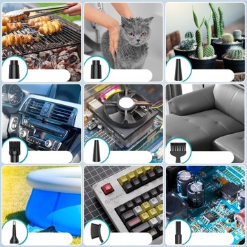 MOCNA ELEKTRYCZNA DMUCHAWA SPRĘŻONE POWIETRZE KOMPRESOR ODPYLACZ POWIETRZA DO KURZU