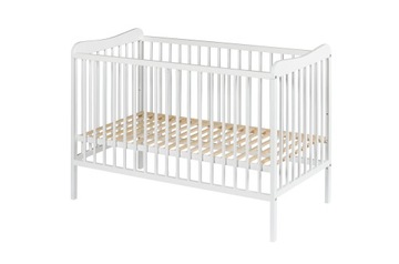 120x60 детская кроватка БУК, цвет БЕЛЫЙ, дополнительная кровать ГРЗЕС
