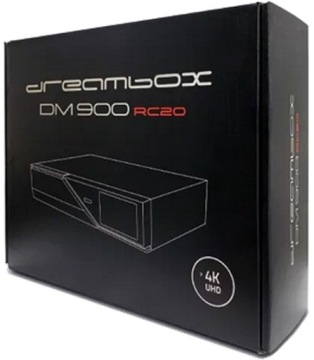 DREAMBOX DM900 RC20 HD 4K DUAL (2 X DVB-T2/C)