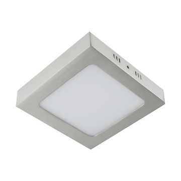 STRUHM Plafon lampa sufitowa kwadratowa MARTIN 6W 12cm satyna neutralna