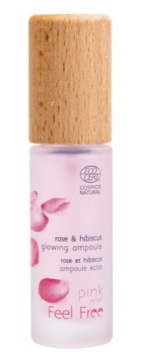 FEEL FREE ROSE HIBISCUS GLOWING AMPOULE SERUM Роза с гибискусом