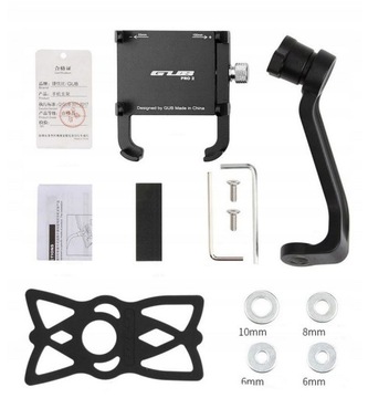 АЛЮМИНИЕВЫЙ ДЕРЖАТЕЛЬ ДЛЯ ТЕЛЕФОНА GUB PRO 2 ЗЕРКАЛО