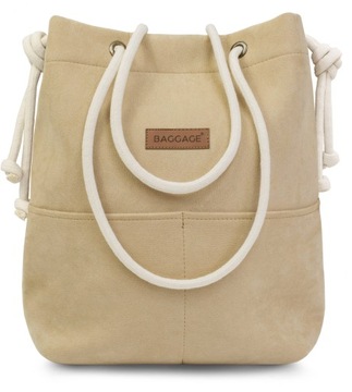 СУМКА-ШОППЕР БАГАЖНАЯ ИЗ ЭКО ЗАМШИ