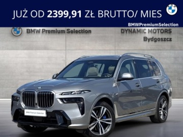 BMW X7 SUV 3.0 40d 340KM 2022 BMW X7 40d M sport PRO, Salon Polska,dociągi, head