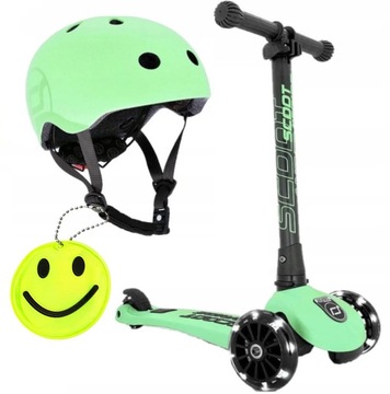 ZESTAW SCOOTANDRIDE Kiwi HULAJNOGA Highwaykick 3 + KASK LED S-M 3L+