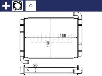 MAHLE BEHR RADIÁTOR AH9000S