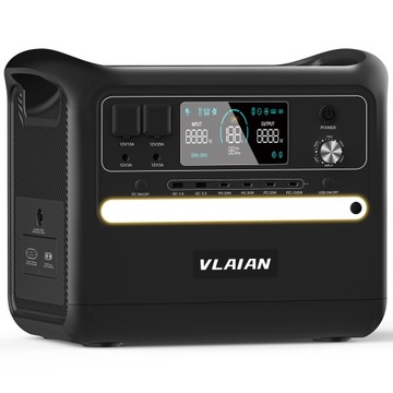 ZASILACZ AWARYJNY UPS 2400W 2048Wh SŁONECZNY GENERATOR 230V VLAIAN S2400