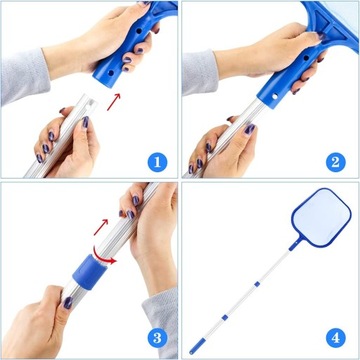 ТЕЛЕСКОПИЧЕСКИЙ БАССЕЙН ДЛЯ БАССЕЙНА 136 СМ С УДАЛЕНИЕМ ЛИСТОСТЕЙ