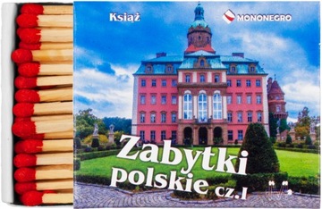 Zapałki Gospodarcze 100szt 48mm Zabytki Polski
