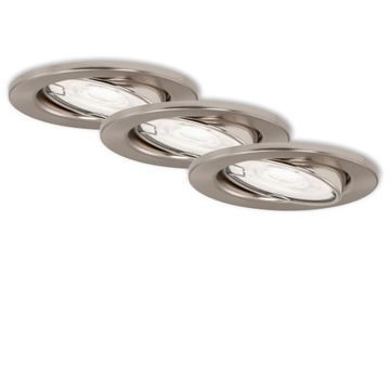 3x OCZKO SUFITOWE - LED 5W - GU10 - ZMIENNA BARWA