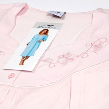 Ночная рубашка хлопковая M-Max ZYTA розовая 3XL