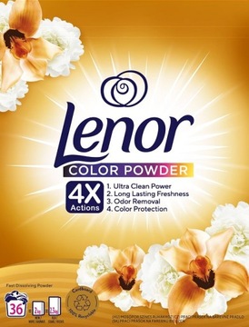 LENOR Proszek do prania kolorów Lenor 1,98 kg GOLD ORCHID złota orchidea