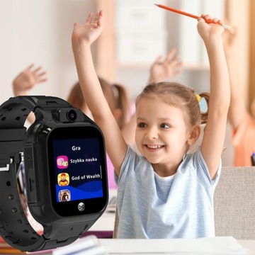 Smartwatch ZEGAREK dla dzieci Forever GPS WiFi 4 Kids Look KW-520 czarnyce