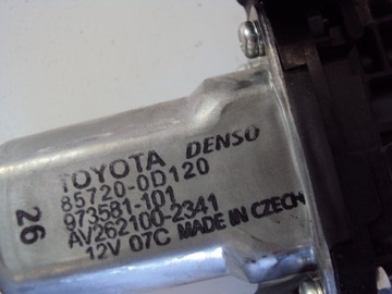 MECHANIZMUS OKNO LEVÝ PŘEDNÍ TOYOTA AURIS I 5D 06-13