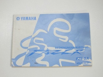 KSIĄŻKA INSTRUKCJA SERWISOWA YAMAHA FZ6 600 FAZER