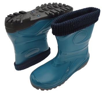 KALOSZE DAMSKIE OCIEPLANE PVC DEMAR 37