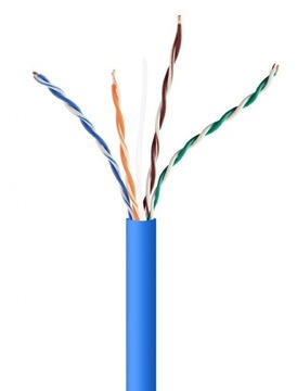 GEMBIRD UTP KABEL DRUT KAT 5E CCA 305M NIEBIESKI A