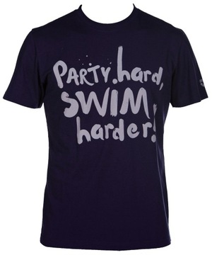 Koszulka męska Arena Slogan Swim Harder XXL