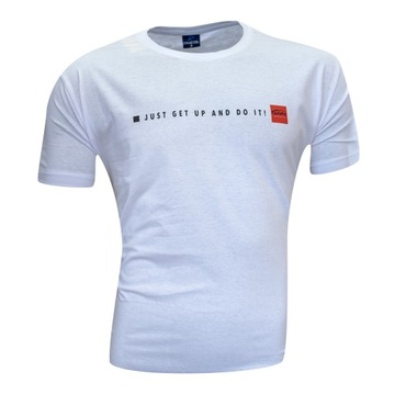 H KOSZULKA MĘSKA T-shirt BIAŁY roz XL Bawełna