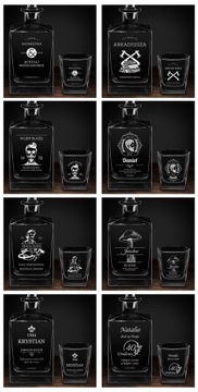 KARAFKA DO WHISKY PREZENT DLA NIEJ GRAWER